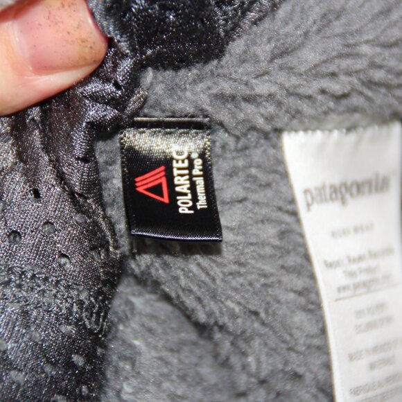 Patagonia Re-Tool Snap T Fleece Medium Gray Long Sleeve Pullover Chest Pocket - Picture 9 of 12
